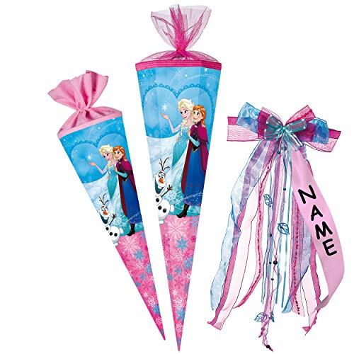 alles-meine.de GmbH Schultüte - die Eiskönigin - Frozen - 100 cm - 12 eckig - incl. individueller großer Schleife - mit Namen - Organza Abschluß - Zuckertüte - mit/ohne K.. alles-meine.de GmbH Schultüte - die Eiskönigin - Frozen - 100 cm - 12 eckig - incl. individueller großer Schleife - mit Namen - Organza Abschluß - Zuckertüte - mit/ohne K.. von alles-meine.de GmbH