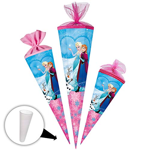 Schultüte - die Eiskönigin - Frozen - 50 cm - rund - mit Tüllabschluß - Zuckertüte - mit - ohne Kunststoff Spitze - Nestler - Mädchen - völlig unverfroren.. Schultüte - die Eiskönigin - Frozen - 50 cm - rund - mit Tüllabschluß - Zuckertüte - mit - ohne Kunststoff Spitze - Nestler - Mädchen - völlig unverfroren.. von alles-meine.de GmbH