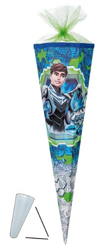 Schultüte - Max Steel 35 cm - mit/ohne Kunststoff Spitze - Tüllabschluß - Zuckertüte Nestler - für Jungen Superheld Transformer Cytro Aktion Figur Schultüte - Max Steel 35 cm - mit/ohne Kunststoff Spitze - Tüllabschluß - Zuckertüte Nestler - für Jungen Superheld Transformer Cytro Aktion Figur von alles-meine.de GmbH