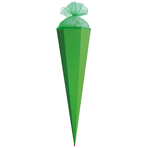 Schultüte - Rohling - GRÜN - 85 cm - mit Holzspitze/Tüllabschluß - Zuckertüte Roth - zum Basteln, Bemalen und Bekleben Bastelschultüte Schultüte - Rohling - GRÜN - 85 cm - mit Holzspitze/Tüllabschluß - Zuckertüte Roth - zum Basteln, Bemalen und Bekleben Bastelschultüte von alles-meine.de GmbH