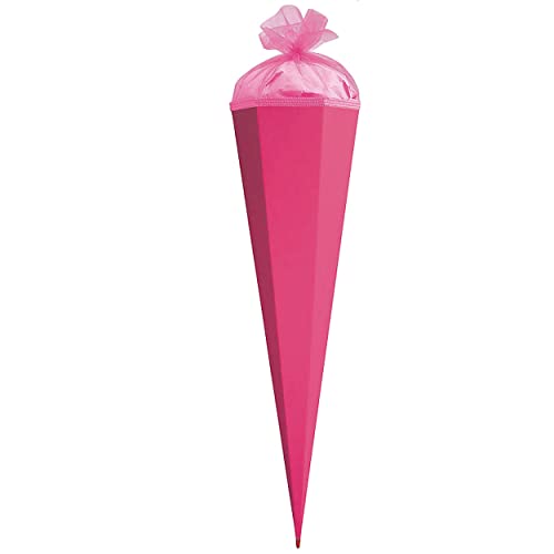 Schultüte - Rohling - PINK Größenwahl 35 cm bis 100 cm mit Holzspitze - Zuckertüte ALLE Größen - Roth - zum Basteln, Bemalen und Bekleben Bastelschultüt Schultüte - Rohling - PINK Größenwahl 35 cm bis 100 cm mit Holzspitze - Zuckertüte ALLE Größen - Roth - zum Basteln, Bemalen und Bekleben Bastelschultüt von alles-meine.de GmbH