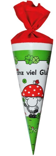 Schultüte - Schaf Sheepworld 35 cm - mit Filzabschluß - mit/ohne Kunststoff Spitze - Zuckertüte - Ganz viel Glück Tiere Schafe - Glücksbringer Alles Gut.. von alles-meine.de GmbH