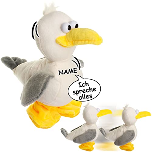 Sprachwiedergabe & Bewegung Verschiedene Figuren wählbar NACH sprechende - Möwe/Vogel - Ich spreche Alles nach & laufe dazu - inkl. Name - aus Stoff.. Sprachwiedergabe & Bewegung Verschiedene Figuren wählbar NACH sprechende - Möwe/Vogel - Ich spreche Alles nach & laufe dazu - inkl. Name - aus Stoff.. von alles-meine.de GmbH