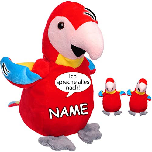 Sprachwiedergabe & Bewegung Verschiedene Figuren wählbar NACH sprechender - Papagei/Vogel/Ara - Ich spreche Alles nach & bewege Mich dazu - inkl von alles-meine.de GmbH