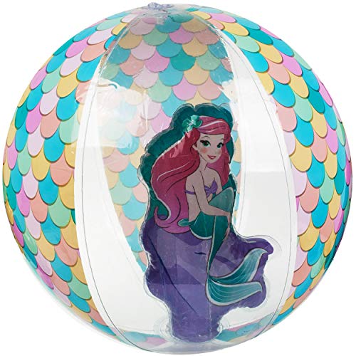 Strandball/Ball aufblasbar - Disney Princess - Prinzessin - Arielle - Ø 43 cm - transparent & durchsichtig - Wasserball - aufblasbarer großer Ball/Beachba.. von alles-meine.de GmbH