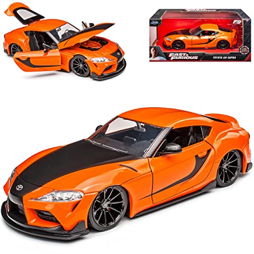 alles-meine.de GmbH T*o*y*o*t*a Supra A90 5. Generation Orange Ab 2019 The Fast and The Furiuos 9 1/24 Jada Modell Auto mit individiuellem Wunschkennzeichen alles-meine.de GmbH T*o*y*o*t*a Supra A90 5. Generation Orange Ab 2019 The Fast and The Furiuos 9 1/24 Jada Modell Auto mit individiuellem Wunschkennzeichen von alles-meine.de GmbH