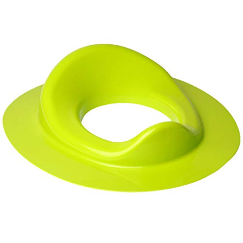 Toilettensitz/Toilettenaufsatz/Sitzverkleinerer - grün - apfelgrün - Bieco - Standardgröße mit Lehne & Pullerschutz - Verkleinerer Toilette - Toilettenauf.. von alles-meine.de GmbH