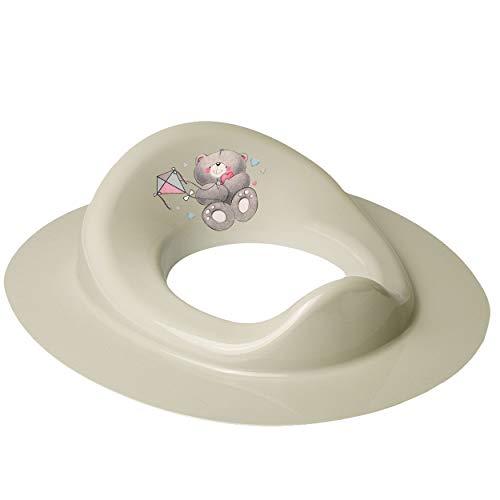 Toilettensitz/Toilettenaufsatz/Sitzverkleinerer - hell grau Tiere - Teddybär - Teddy Bieco - Standardgröße mit Lehne & Pullerschutz - Verkleinerer TOI.. Toilettensitz/Toilettenaufsatz/Sitzverkleinerer - hell grau Tiere - Teddybär - Teddy Bieco - Standardgröße mit Lehne & Pullerschutz - Verkleinerer TOI.. von alles-meine.de GmbH
