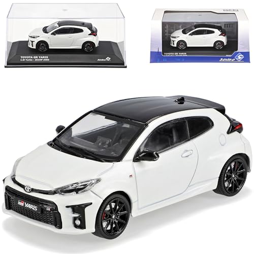 alles-meine.de GmbH T*o*y*o*t*a Yaris GR XP21 Weiss Ab 2020 1/43 Solido Modell Auto mit individiuellem Wunschkennzeichen von alles-meine.de GmbH