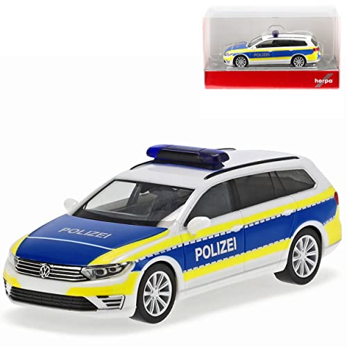 Volkwagen Passat B8 GTE Variant Kombi Polizei Hannover Ab 2014 H0 1/87 Herpa Modell Auto mit individiuellem Wunschkennzeichen von alles-meine.de GmbH