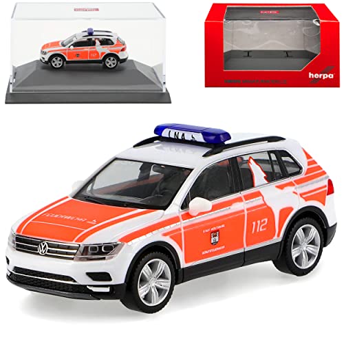 Volkwagen T*i*g*u*a*n II Feuerwehr Notarzt Wolfsburg 2. Generation Ab 2015 mit Sockel und Vitrine H0 1/87 Herpa Modell Auto mit individiuellem Wunschkennzeich Volkwagen T*i*g*u*a*n II Feuerwehr Notarzt Wolfsburg 2. Generation Ab 2015 mit Sockel und Vitrine H0 1/87 Herpa Modell Auto mit individiuellem Wunschkennzeich von alles-meine.de GmbH