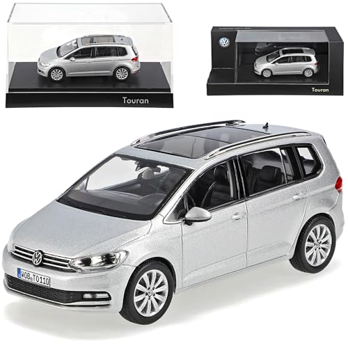 Volkwagen T*o*u*r*a*n II Reflex Silber Ab 2015 1/43 Norev Modell Auto mit individiuellem Wunschkennzeichen von alles-meine.de GmbH