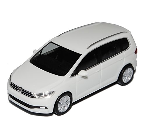 Volkwagen Touran II Weiss Ab 2015 H0 1/87 Herpa Modell Auto mit individiuellem Wunschkennzeichen von alles-meine.de GmbH