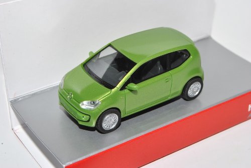 Volkwagen Up Grün 3 Türer Ab 2011 H0 1/87 Herpa Modell Auto mit individiuellem Wunschkennzeichen von alles-meine.de GmbH