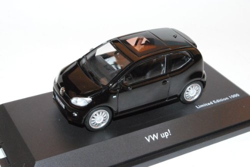 Volkwagen Up! Schwarz 3 Türer Ab 2011 1/43 Schuco Modell Auto mit individiuellem Wunschkennzeichen von alles-meine.de GmbH