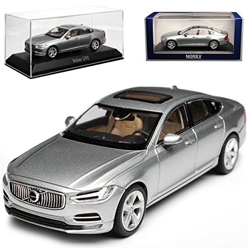 Volvo S90 Limousine Silber Ab 2015 1/43 Norev Modell Auto mit individiuellem Wunschkennzeichen von alles-meine.de GmbH