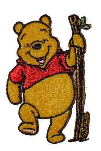 alles-meine.de GmbH Pooh The Bär 5,8 cm * 8,2 cm Aufnäher Applikation Bügelbild Patch Bär Bear von alles-meine.de GmbH
