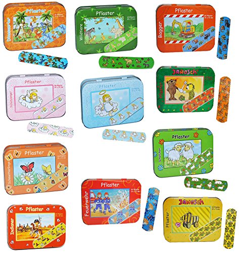 alles-meine.de GmbH 1 Set: 20 Bunte Kinderpflaster im Pflasterdose aus Metall - mit Mädchen Motiven - Pflaster für Kinder und Erwachsene - Bunte Kinderpflaster alles-meine.de GmbH 1 Set: 20 Bunte Kinderpflaster im Pflasterdose aus Metall - mit Mädchen Motiven - Pflaster für Kinder und Erwachsene - Bunte Kinderpflaster von alles-meine.de GmbH