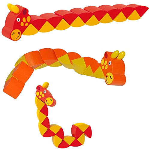 alles-meine.de GmbH 1 Stück Biegefigur - lustige Giraffe - aus Holz - Holzwurm/Biegeschlange - Babyspielzeug - Biegetier - Holzspielzeug/Gelenktier - bunt - Holzspielze.. alles-meine.de GmbH 1 Stück Biegefigur - lustige Giraffe - aus Holz - Holzwurm/Biegeschlange - Babyspielzeug - Biegetier - Holzspielzeug/Gelenktier - bunt - Holzspielze.. von alles-meine.de GmbH