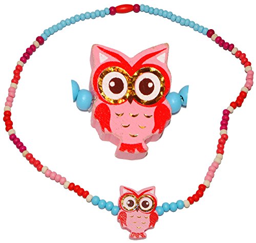 alles-meine.de GmbH 1 Stück Kette/Kinderkette - lustige Eule - rot - aus Holz - Schmuck/Perlenkette - Bunte Perlen - rote Blaue - Holzkette für Kinder - Mädchen & Junge.. alles-meine.de GmbH 1 Stück Kette/Kinderkette - lustige Eule - rot - aus Holz - Schmuck/Perlenkette - Bunte Perlen - rote Blaue - Holzkette für Kinder - Mädchen & Junge.. von alles-meine.de GmbH