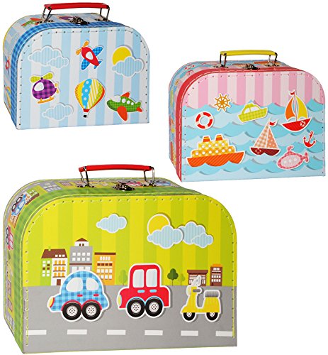 alles-meine.de GmbH 1 Stück Kinderkoffer/Koffer - MITTEL - Fahrzeuge - Flugzeug/Schiff/Auto - ideal als Geldgeschenk und für Spielzeug - Mädchen & Jungen - Kinder & E.. alles-meine.de GmbH 1 Stück Kinderkoffer/Koffer - MITTEL - Fahrzeuge - Flugzeug/Schiff/Auto - ideal als Geldgeschenk und für Spielzeug - Mädchen & Jungen - Kinder & E.. von alles-meine.de GmbH