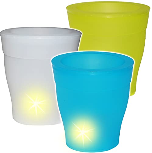 alles-meine.de GmbH 1 Stück LED LICHT - Design - Blumentopf/Pflanzkübel - NEON/blau - gelb - weiß - 20 cm Gross - Batterie betrieben - Dekolicht - Leuchtkübel - ohne Ka.. alles-meine.de GmbH 1 Stück LED LICHT - Design - Blumentopf/Pflanzkübel - NEON/blau - gelb - weiß - 20 cm Gross - Batterie betrieben - Dekolicht - Leuchtkübel - ohne Ka.. von alles-meine.de GmbH
