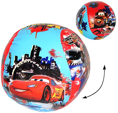 1 Stück Stoffball/Jonglierball/Softball - Disney Cars - Lightning McQueen - Ø 10,5 cm - für Kinder - Ballspiel/Stoffbälle - Jonglieren/Mädchen -.. von alles-meine.de GmbH