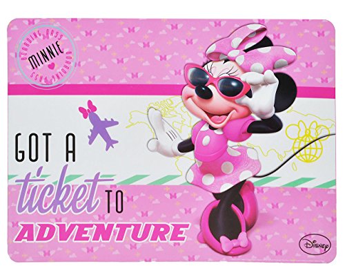 alles-meine.de GmbH 1 Stück Unterlage - Minnie Mouse - 44 cm * 31 cm - Tischunterlage/Platzdeckchen/Malunterlage/Knetunterlage/Eßunterlage - für Kinder Mädchen Herzen M.. von alles-meine.de GmbH