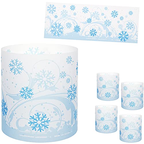 alles-meine.de GmbH 10 Stück - kleine Tischlichter Motiv frei wählbar Schneeflocken & Eiskristalle - Winter 10 cm - Licht - für Teelichter/Batterie LED Lichter & Kerzen -.. alles-meine.de GmbH 10 Stück - kleine Tischlichter Motiv frei wählbar Schneeflocken & Eiskristalle - Winter 10 cm - Licht - für Teelichter/Batterie LED Lichter & Kerzen -.. von alles-meine.de GmbH