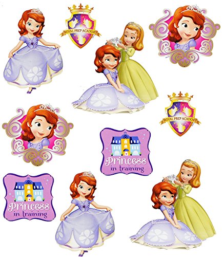 alles-meine.de GmbH 10 TLG. Set Fensterbilder - Sofia - auf einmal Prinzessin - Sticker Fenstersticker Aufkleber - selbstklebend + wiederverwendbar - Fensterbild/z.B. für.. von alles-meine.de GmbH