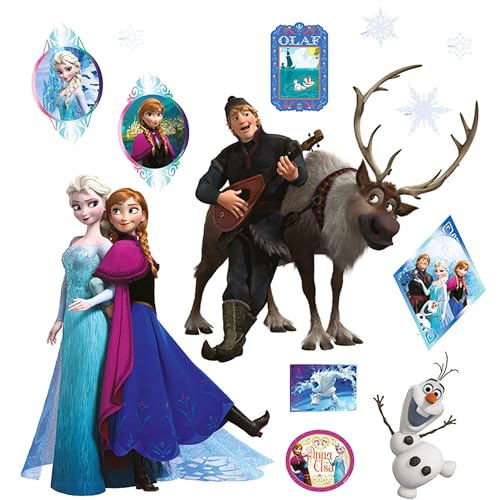 alles-meine.de GmbH 13 TLG. Set Fensterbilder die Eiskönigin - Frozen - Sticker Fenstersticker Aufkleber - selbstklebend + wiederverwendbar - Fensterbild/z.B. für Fenst.. von alles-meine.de GmbH