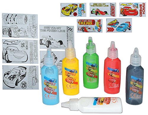 alles-meine.de GmbH 14 TLG. Set Glasmalfarbe und Vorlagen - Cars Lightning Mc Queen Auto - z.B. für Fensterbilder - Bastelset Malen Malset für Jungen Kinder - mit Zubehör Tube - .. alles-meine.de GmbH 14 TLG. Set Glasmalfarbe und Vorlagen - Cars Lightning Mc Queen Auto - z.B. für Fensterbilder - Bastelset Malen Malset für Jungen Kinder - mit Zubehör Tube - .. von alles-meine.de GmbH