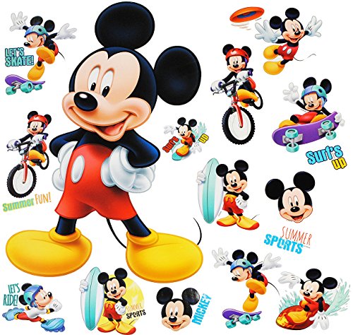 alles-meine.de GmbH 16 TLG. Set Wandtattoo/Sticker + Fensterbilder - Mickey Mouse - Wandsticker + Fenstersticker - Aufkleber für Kinderzimmer - Maus Playhouse/Jungen & .. alles-meine.de GmbH 16 TLG. Set Wandtattoo/Sticker + Fensterbilder - Mickey Mouse - Wandsticker + Fenstersticker - Aufkleber für Kinderzimmer - Maus Playhouse/Jungen & .. von alles-meine.de GmbH