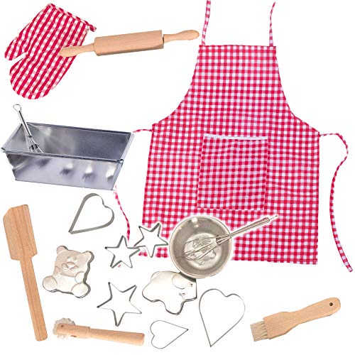 alles-meine.de GmbH 17 TLG. Backset/Kochset - Kinderküche - aus Metall - echte Blech/Backform + Küchenhelfer + Kinderschürze - Backofen - Torte Kuchen Springform Kuchenform T.. alles-meine.de GmbH 17 TLG. Backset/Kochset - Kinderküche - aus Metall - echte Blech/Backform + Küchenhelfer + Kinderschürze - Backofen - Torte Kuchen Springform Kuchenform T.. von alles-meine.de GmbH