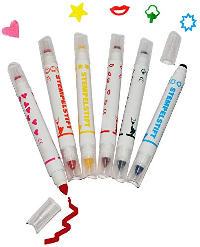 alles-meine.de GmbH 18 TLG. Set - Stempelstifte & Fasermaler - Verschiedene Filzstifte/Stempelstifte - Filzstift - Malen Stempel - Stempelset Malstifte - Bastelset Stifte - Her.. alles-meine.de GmbH 18 TLG. Set - Stempelstifte & Fasermaler - Verschiedene Filzstifte/Stempelstifte - Filzstift - Malen Stempel - Stempelset Malstifte - Bastelset Stifte - Her.. von alles-meine.de GmbH