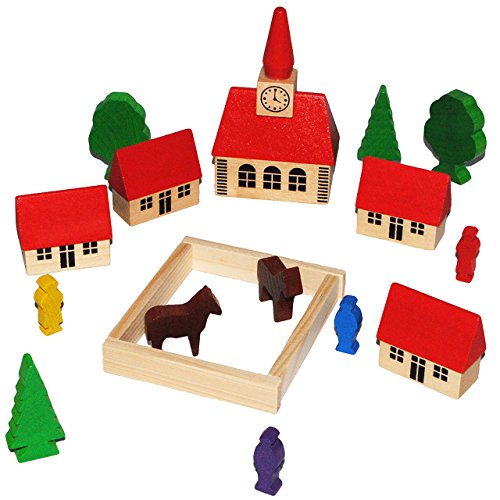 alles-meine.de GmbH 19 TLG. Set: buntes Dorf mit Häuser, Kirche & Bäume, Figuren und Bausteine - aus Holz - Baukasten - Original Erzgebirge - ideal für Holzeisenbahn Gebäude Zube.. alles-meine.de GmbH 19 TLG. Set: buntes Dorf mit Häuser, Kirche & Bäume, Figuren und Bausteine - aus Holz - Baukasten - Original Erzgebirge - ideal für Holzeisenbahn Gebäude Zube.. von alles-meine.de GmbH