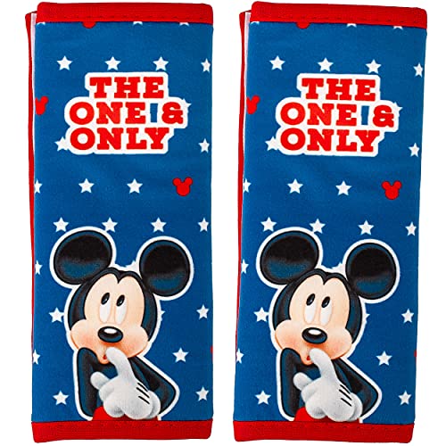 2 Stück Gurtschoner/Gurtpolster - Disney - Mickey Mouse - Autositz + Kinderwagen - Sicherheitsgurtpolster - Gurtschutz - für Sicherheitsgurt als Gurt Pols.. von alles-meine.de GmbH