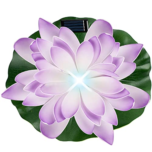 alles-meine.de GmbH 2 Stück Solar - LED Lichter - schwimmende Seerose - lila - violett & weiß - Ø 29 cm - Leuchte - Blume Blüte - Solarblume - Garten Wetterfest für Innen Außen.. alles-meine.de GmbH 2 Stück Solar - LED Lichter - schwimmende Seerose - lila - violett & weiß - Ø 29 cm - Leuchte - Blume Blüte - Solarblume - Garten Wetterfest für Innen Außen.. von alles-meine.de GmbH