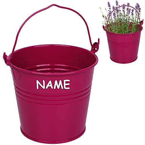 alles-meine.de GmbH 2 Stück kleine - Metall Eimer/Blumentöpfe - pink/Purpur/violett/rosa - lila - inkl. Name - 15 cm hoch - 2 Liter - rostfrei - Blech Eimer/Metalleim.. alles-meine.de GmbH 2 Stück kleine - Metall Eimer/Blumentöpfe - pink/Purpur/violett/rosa - lila - inkl. Name - 15 cm hoch - 2 Liter - rostfrei - Blech Eimer/Metalleim.. von alles-meine.de GmbH