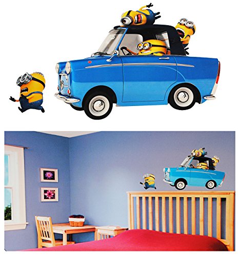 alles-meine.de GmbH 2 Stück: XL Wandsticker - Minnion - Ich einfach unverbesserlich/im Auto - selbstklebend + wiederverwendbar - Aufkleber für Kinderzimmer - Wandtattoo/S.. alles-meine.de GmbH 2 Stück: XL Wandsticker - Minnion - Ich einfach unverbesserlich/im Auto - selbstklebend + wiederverwendbar - Aufkleber für Kinderzimmer - Wandtattoo/S.. von alles-meine.de GmbH