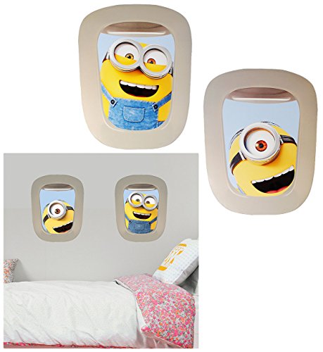 alles-meine.de GmbH 2 Stück: große Wandsticker - Minnion - Ich einfach unverbesserlich/Bullauge - Flugzeug Fenster - selbstklebend + wiederverwendbar - Aufkleber für Kind.. alles-meine.de GmbH 2 Stück: große Wandsticker - Minnion - Ich einfach unverbesserlich/Bullauge - Flugzeug Fenster - selbstklebend + wiederverwendbar - Aufkleber für Kind.. von alles-meine.de GmbH