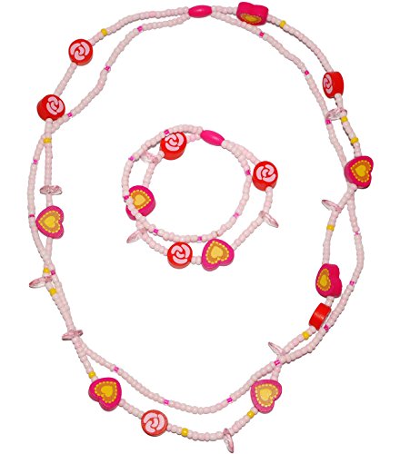 alles-meine.de GmbH 2 TLG. Set Kette + Armband - Blumen, Blüten & Herzen - bunt - aus Holz - Schmuck/Perlenkette - Bunte Holzperlen/Perlen - Kinderschmuck - Halskette -.. alles-meine.de GmbH 2 TLG. Set Kette + Armband - Blumen, Blüten & Herzen - bunt - aus Holz - Schmuck/Perlenkette - Bunte Holzperlen/Perlen - Kinderschmuck - Halskette -.. von alles-meine.de GmbH