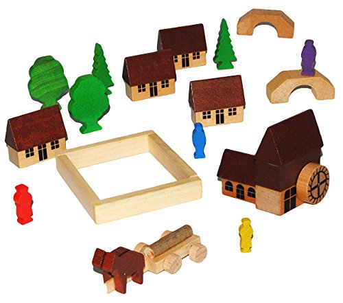 alles-meine.de GmbH 20 TLG. Set: Dorf mit Wassermühle, Häuser & Bäume, Pferdewagen, Figuren und Bausteine - aus Holz - Baukasten - Original Erzgebirge - ideal für Holzeisenbahn G.. alles-meine.de GmbH 20 TLG. Set: Dorf mit Wassermühle, Häuser & Bäume, Pferdewagen, Figuren und Bausteine - aus Holz - Baukasten - Original Erzgebirge - ideal für Holzeisenbahn G.. von alles-meine.de GmbH