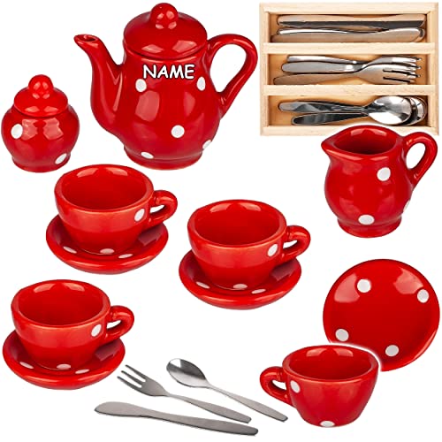 alles-meine.de GmbH 27 TLG. Set Puppengeschirr/Teeservice & Kaffeeservice + Besteckset - inkl. Name - Bunte Punkte - Geschirr Porzellan/Keramik - Porzellangeschirr - Kinder.. alles-meine.de GmbH 27 TLG. Set Puppengeschirr/Teeservice & Kaffeeservice + Besteckset - inkl. Name - Bunte Punkte - Geschirr Porzellan/Keramik - Porzellangeschirr - Kinder.. von alles-meine.de GmbH