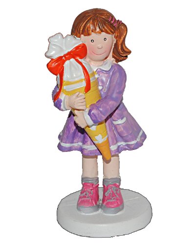 alles-meine.de GmbH 3-D Figur Mädchen mit Schultüte 9,5 cm von alles-meine.de GmbH