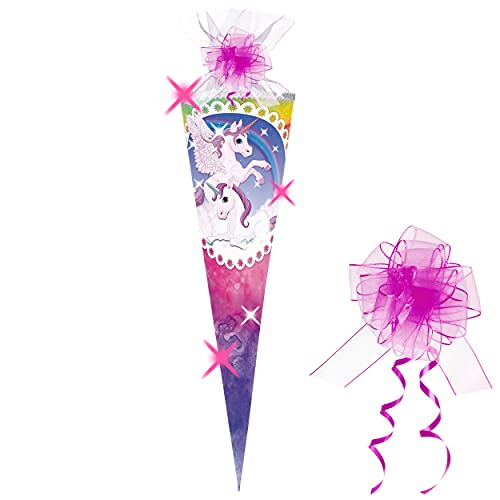 alles-meine.de GmbH 3-D Glitzer Effekt ! Schultüte - Einhorn & Pferd Pegasus - Regenbogen - 85 cm - eckig - incl. Schleife - Organza Abschluß - Zuckertüte - mit/ohne Kuns.. alles-meine.de GmbH 3-D Glitzer Effekt ! Schultüte - Einhorn & Pferd Pegasus - Regenbogen - 85 cm - eckig - incl. Schleife - Organza Abschluß - Zuckertüte - mit/ohne Kuns.. von alles-meine.de GmbH