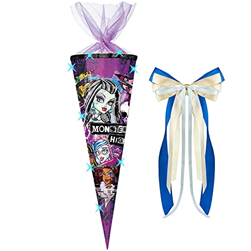 alles-meine.de GmbH 3-D Glitzer Effekt ! - Schultüte - Monster High - 70 cm - rund - incl. große Schleife - Organza Abschluß - Zuckertüte - mit/ohne Kunststoff Spitze - f.. alles-meine.de GmbH 3-D Glitzer Effekt ! - Schultüte - Monster High - 70 cm - rund - incl. große Schleife - Organza Abschluß - Zuckertüte - mit/ohne Kunststoff Spitze - f.. von alles-meine.de GmbH