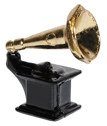 alles-meine.de GmbH 3 Stück Miniatur - Grammophon - aus Metall - Maßstab 1:12 - Plattenspieler/Schallplatte - für Diorama - Puppenstube/Puppenhaus - Trichtergrammophon - Mu.. alles-meine.de GmbH 3 Stück Miniatur - Grammophon - aus Metall - Maßstab 1:12 - Plattenspieler/Schallplatte - für Diorama - Puppenstube/Puppenhaus - Trichtergrammophon - Mu.. von alles-meine.de GmbH