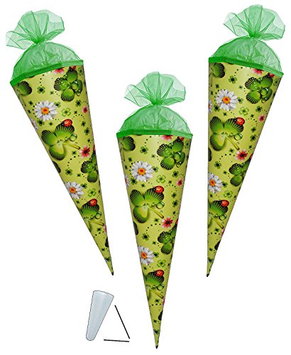alles-meine.de GmbH 3 Stück - Schultüte - Marienkäfer Viel Glück - 50 cm - mit Tüllabschluß - Zuckertüte - mit/ohne Kunststoff Spitze - für Mädchen & Jungen - Kleeblatt All.. alles-meine.de GmbH 3 Stück - Schultüte - Marienkäfer Viel Glück - 50 cm - mit Tüllabschluß - Zuckertüte - mit/ohne Kunststoff Spitze - für Mädchen & Jungen - Kleeblatt All.. von alles-meine.de GmbH
