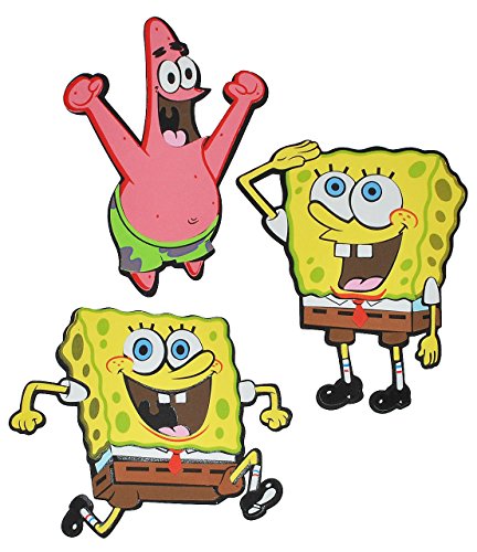 alles-meine.de GmbH 3 TLG. Set: 3-D Wandtattoo/Wandbild/Türschild - Spongebob Schwammkopf aus Moosgummi - Patrick Star Robert Wandsticker Wanddeko für Kinderzimmer Kind Kinde.. alles-meine.de GmbH 3 TLG. Set: 3-D Wandtattoo/Wandbild/Türschild - Spongebob Schwammkopf aus Moosgummi - Patrick Star Robert Wandsticker Wanddeko für Kinderzimmer Kind Kinde.. von alles-meine.de GmbH